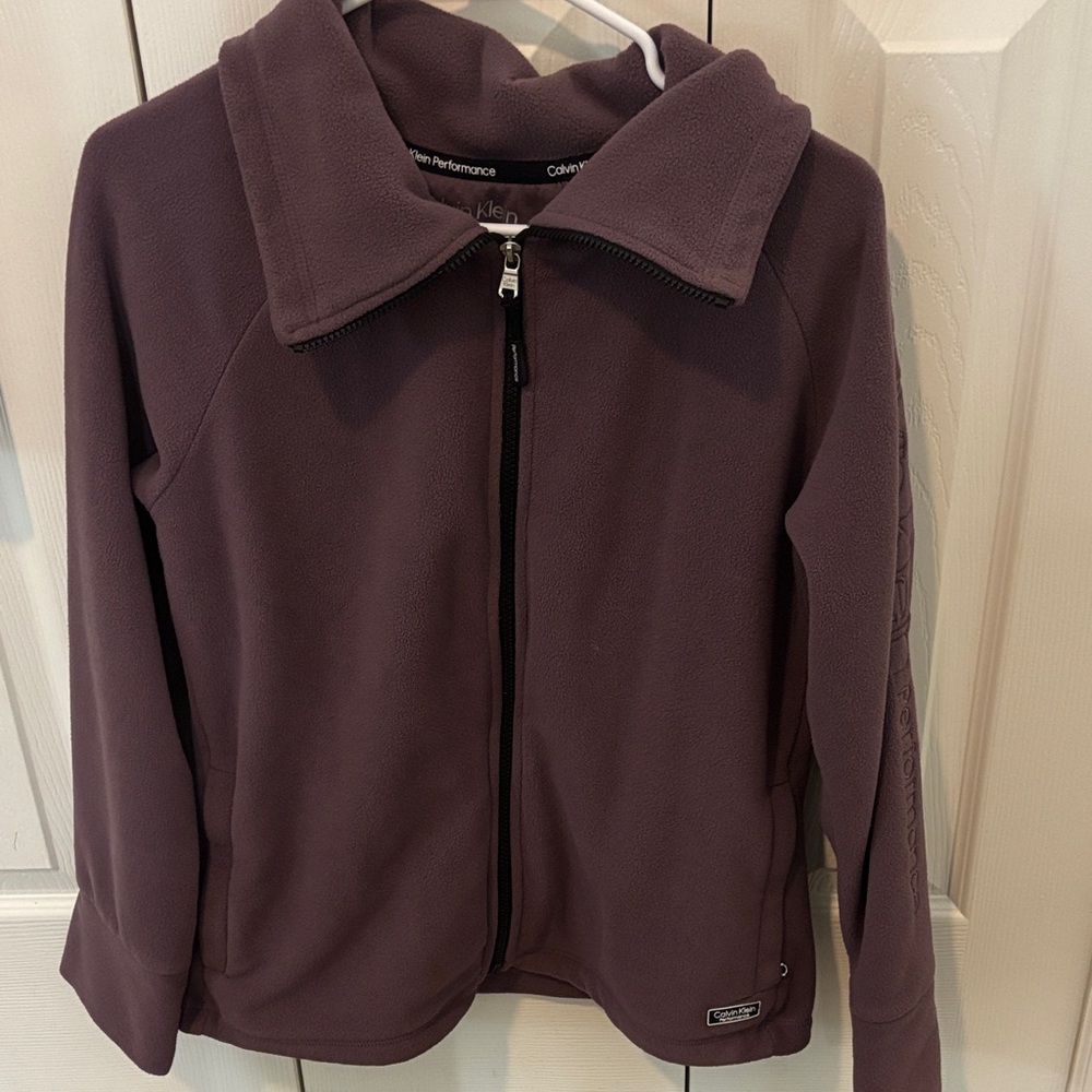 Calvin Klein Purple Zipup Jacket